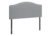 Queen Size, Bed Headboard Only, Upholstered, Transitional - Gray - R&R Furniture Gallery (Fountain Valley, CA)
