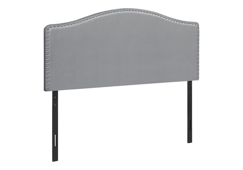 Queen Size, Bed Headboard Only, Upholstered, Transitional - Gray - R&R Furniture Gallery (Fountain Valley, CA)