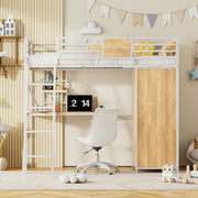 Loft Bed With L Shape Desk And Wardrobe - R&R Furniture Gallery (Fountain Valley, CA)