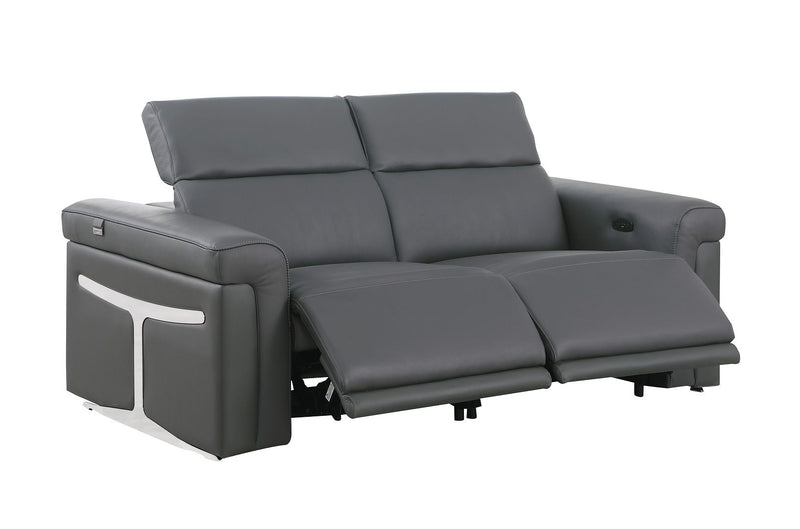 1126 - 6-Piece Modular Power Reclining Sofa, Loveseat & Chair Set In With 5 Power Recliners & Power Headrests