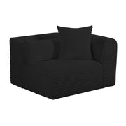 Tarra - Fluffy Oversized Corduroy Modular Corner Chair - R&R Furniture Gallery (Fountain Valley, CA)