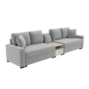 Modular Sofa Couch With Storage Armrest And Center Console - R&R Furniture Gallery (Fountain Valley, CA)