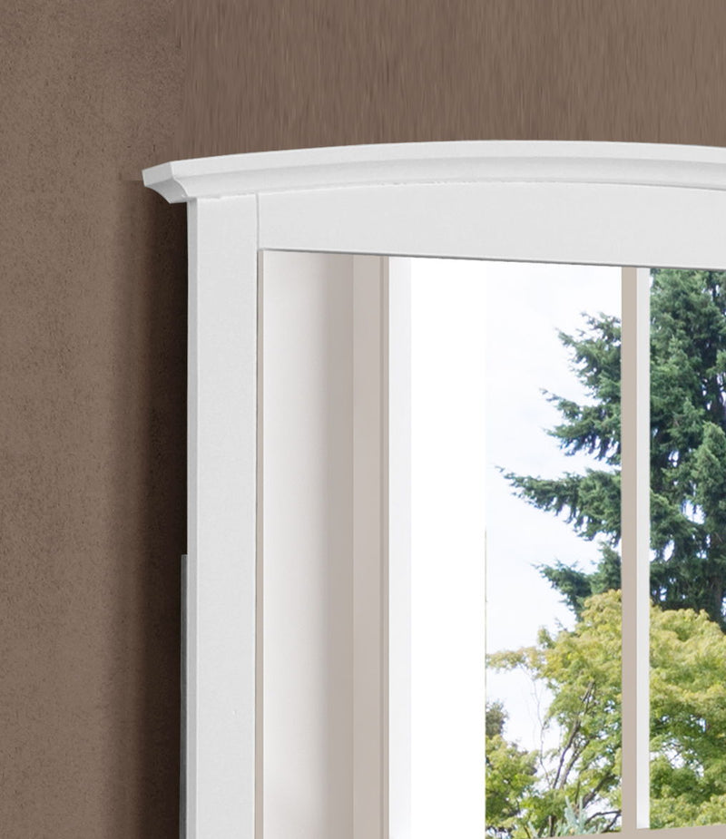 Elegant wall mirror by Glory Furniture featuring a sleek, modern design with a stylish frame, perfect for contemporary home decor.