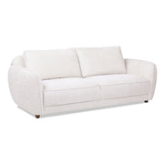 Sharon - Puffy Arm Sofa - Alpaca Off-White - R&R Furniture Gallery (Fountain Valley, CA)