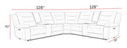 Caldwell - Modular Power Reclining Sectional - R&R Furniture Gallery (Fountain Valley, CA)