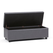 Hamilton - Upholstered Storage Ottoman - R&R Furniture Gallery (Fountain Valley, CA)