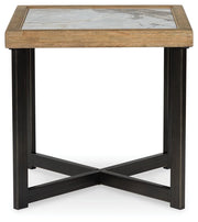 Montia - Square End Table - Multi - R&R Furniture Gallery (Fountain Valley, CA)