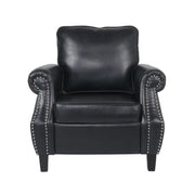 Contemporary Club Chair With Nailhead Trim And Rolled Armrests - R&R Furniture Gallery (Fountain Valley, CA)