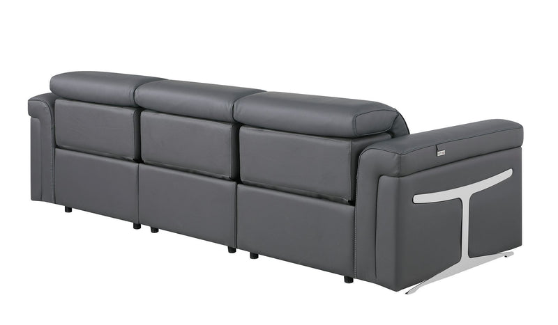 1126 - 3-Piece Modular Power Reclining Sofa In With 3 Power Recliners & Power Headrests
