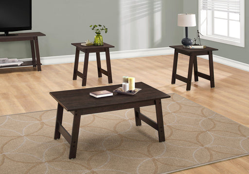 Table Set, Coffee, End, Side, Accent, Living Room Transitional (Set of 3) - R&R Furniture Gallery (Fountain Valley, CA)