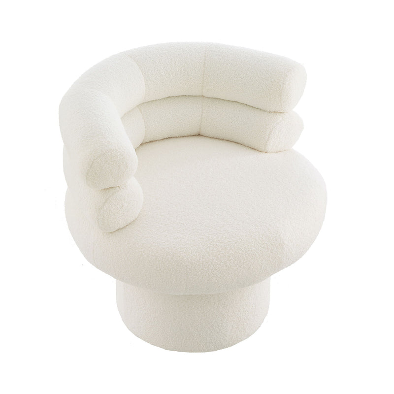 Round Swivel Accent Chair For Living Room