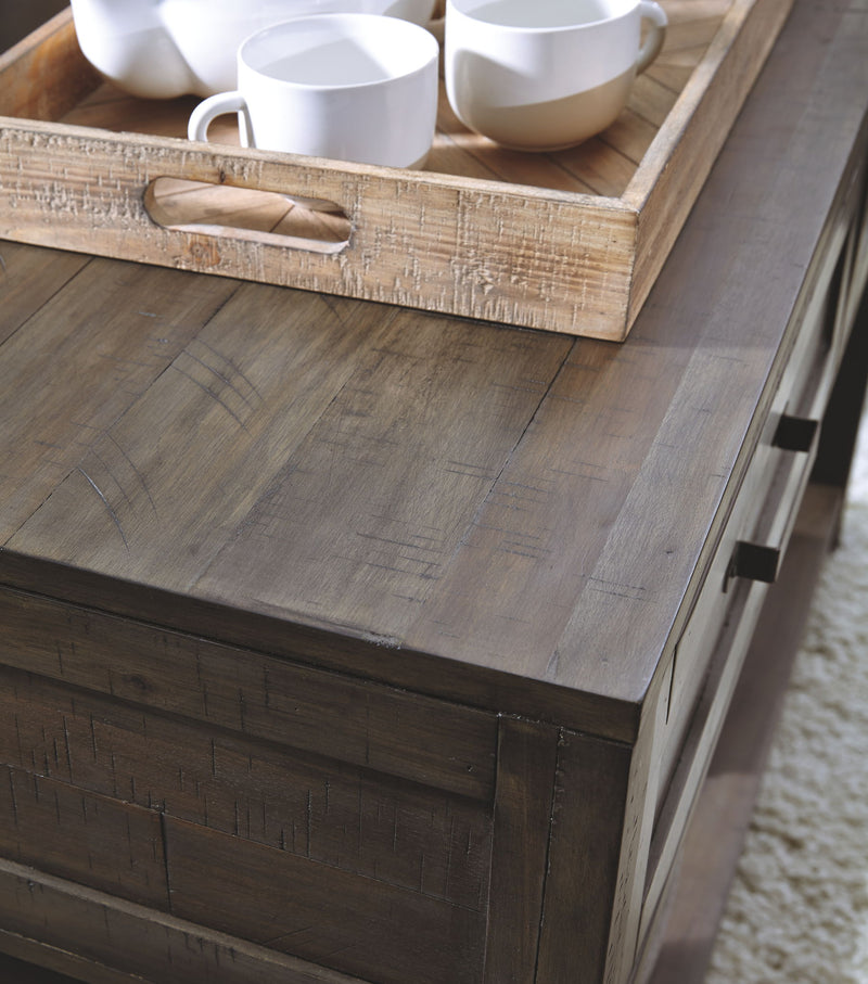 Johurst - Sofa Table - Grayish Brown - R&R Furniture Gallery (Fountain Valley, CA)