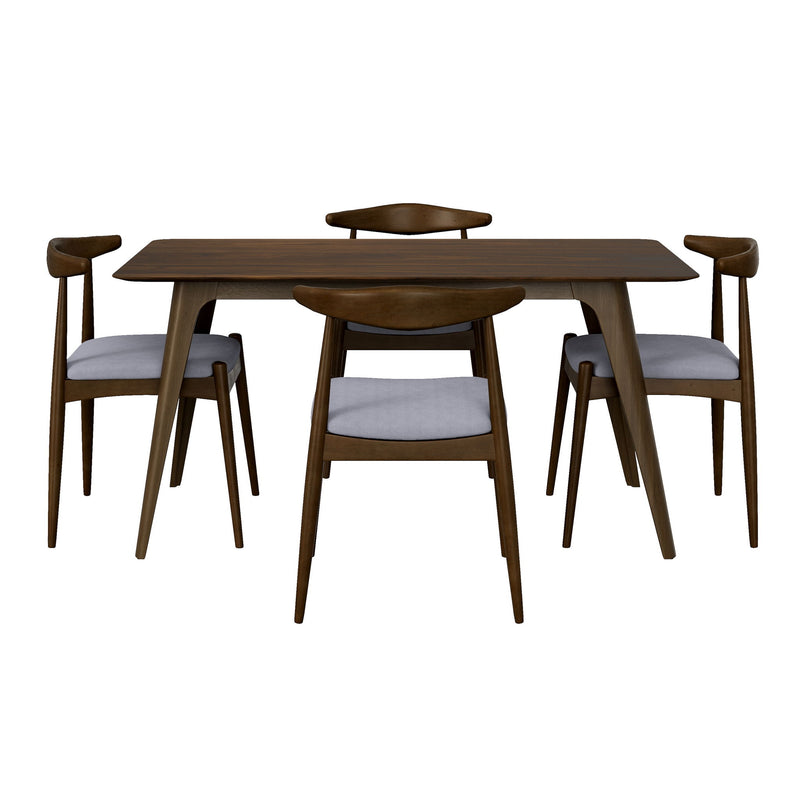 Retro Elegant 5 Piece Dining Set - R&R Furniture Gallery (Fountain Valley, CA)