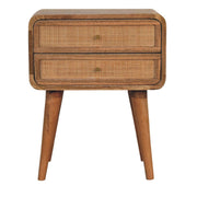 Close Knit 2 Drawer Nightstand - Oak - R&R Furniture Gallery (Fountain Valley, CA)