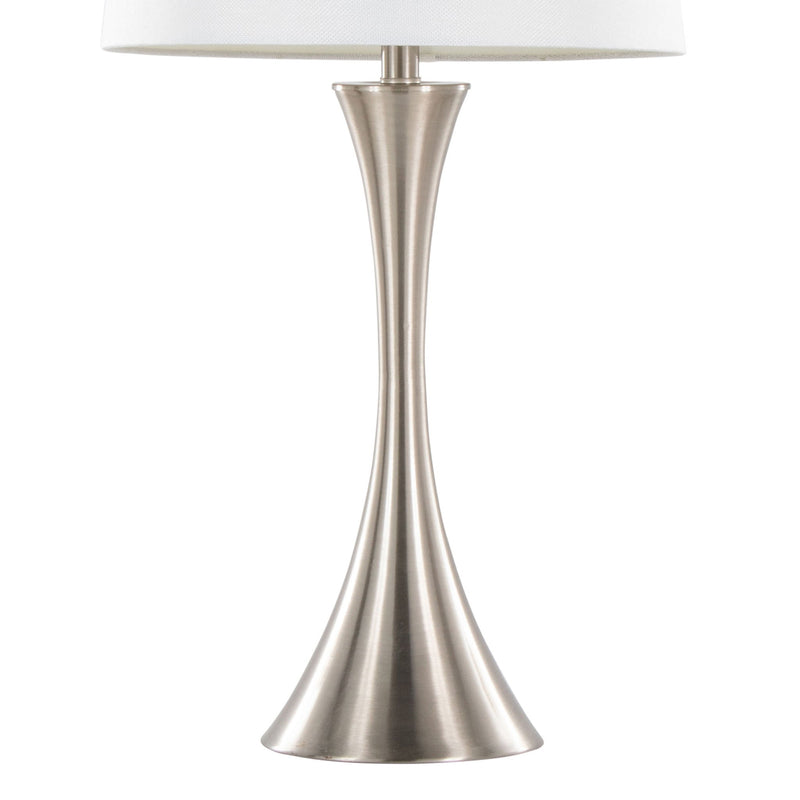 Lumi Source Lenuxe contemporary elegant table lamp set with sleek modern design and neutral finishes, perfect for stylish home lighting.