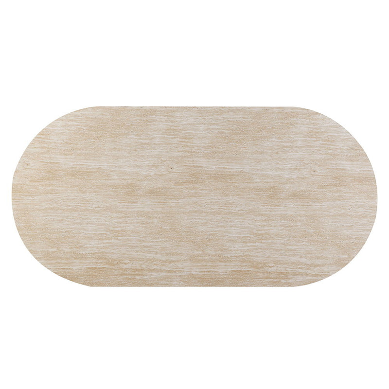 Jirina - Dining Table - Travertine Pattern - R&R Furniture Gallery (Fountain Valley, CA)