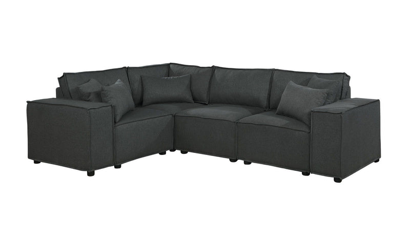 Melrose - Modular Sectional Sofa With Ottoman - R&R Furniture Gallery (Fountain Valley, CA)