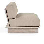 Livia - Outdoor Armless Chair - Taupe - R&R Furniture Gallery (Fountain Valley, CA)