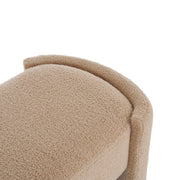 Simple Long Ottoman Bench - Light Camel - R&R Furniture Gallery (Fountain Valley, CA)