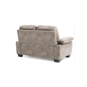 Glory Furniture Marta stationary loveseat with plush fabric upholstery and modern design, perfect for cozy living room seating.
