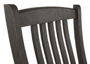 Tyler Creek - Dining UPH Side Chair (Set of 2) - Slatback - Black / Grayish Brown - R&R Furniture Gallery (Fountain Valley, CA)
