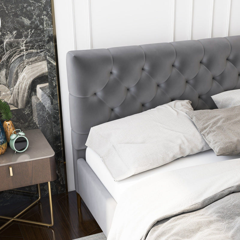 Bailey - Elegant Design Bed - R&R Furniture Gallery (Fountain Valley, CA)