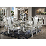 Dresden - Round Dining Table - Bone White - R&R Furniture Gallery (Fountain Valley, CA)