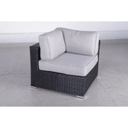 Luxurious Wicker Patio Sectional With Weather Resistant Sunbrella Cushions - R&R Furniture Gallery (Fountain Valley, CA)