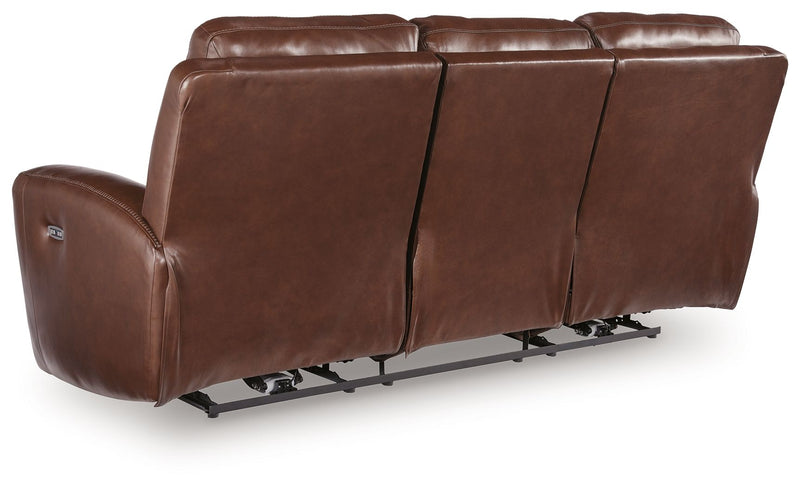 Next Move - Power Reclining Sofa With Adjustable Headrest - R&R Furniture Gallery (Fountain Valley, CA)