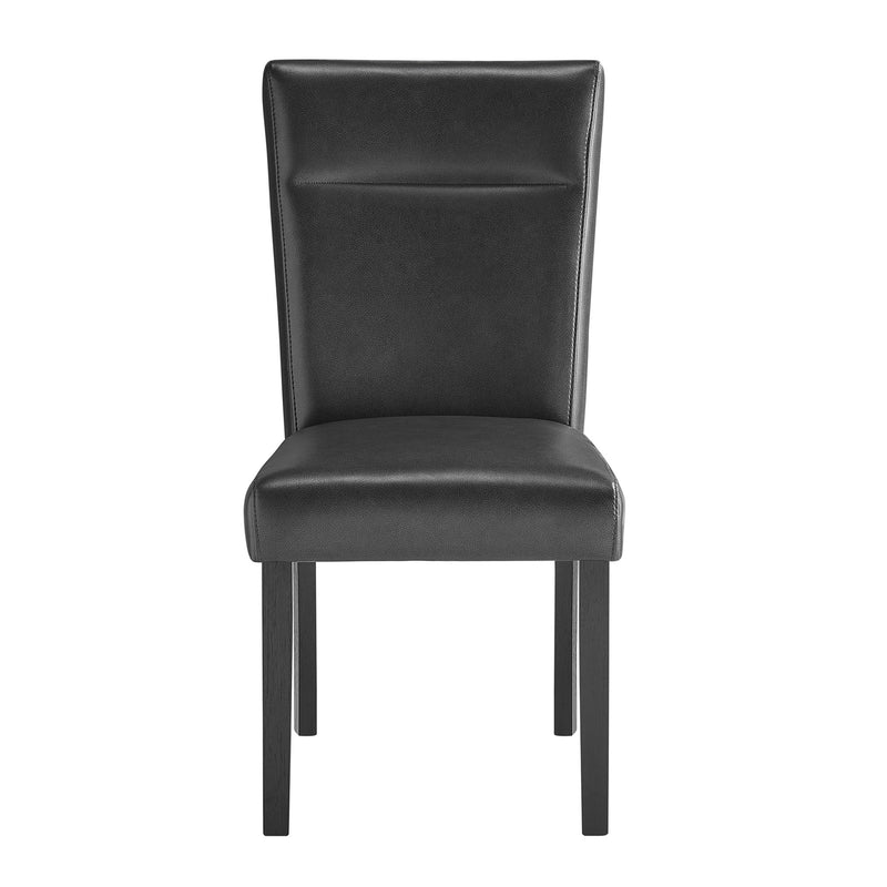 Olga - Dining Chair Set (Set of 2) - Charcoal Black - R&R Furniture Gallery (Fountain Valley, CA)