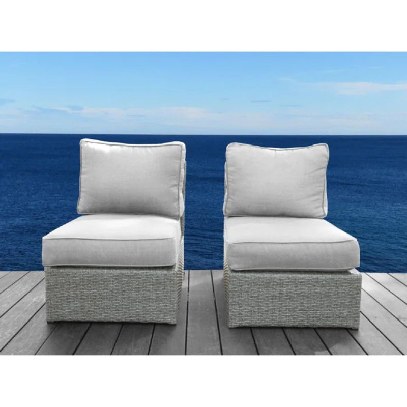 Armless Patio Chair With Cushions - R&R Furniture Gallery (Fountain Valley, CA)