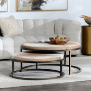 Hayword - Hide Nesting Coffee Tables (Set of 2) - R&R Furniture Gallery (Fountain Valley, CA)