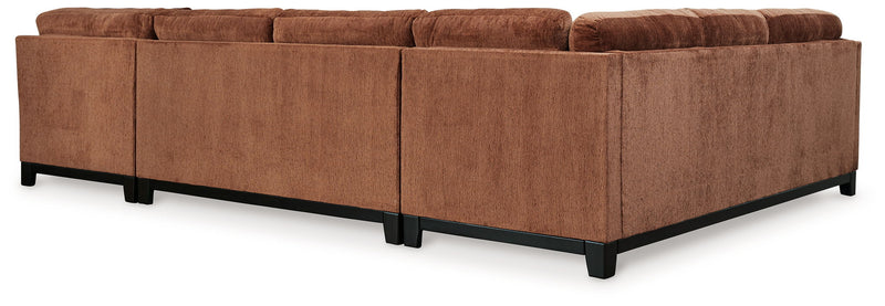Laylabrook 3-Piece Sectional Sofa with Corner Chaise — Plush Upholstered Living Room Set in Spice