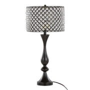 Lumi Source Topaz contemporary table lamp with sleek design and neutral-colored shade on a modern table.
