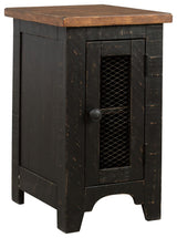 Valebeck - Chair Side End Table - Black / Brown - R&R Furniture Gallery (Fountain Valley, CA)