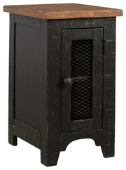 Valebeck - Chair Side End Table - Black / Brown - R&R Furniture Gallery (Fountain Valley, CA)