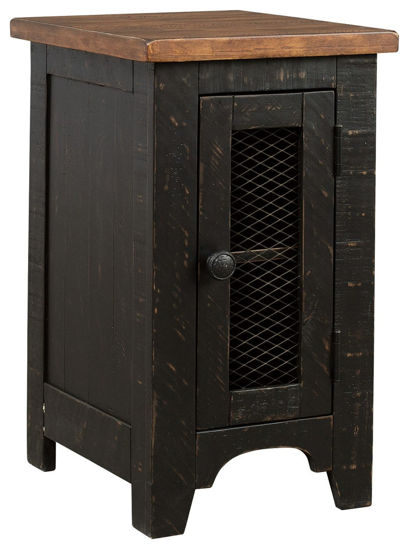 Valebeck - Chair Side End Table - Black / Brown - R&R Furniture Gallery (Fountain Valley, CA)