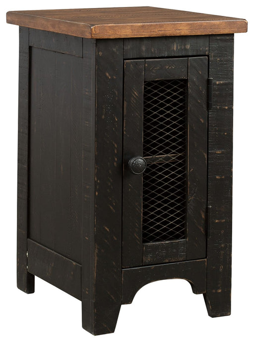 Valebeck - Chair Side End Table - Black / Brown - R&R Furniture Gallery (Fountain Valley, CA)