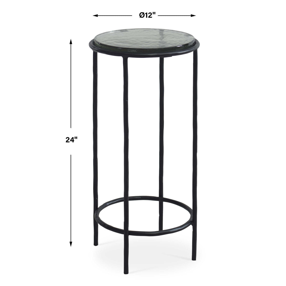 24" Accent Table - Black