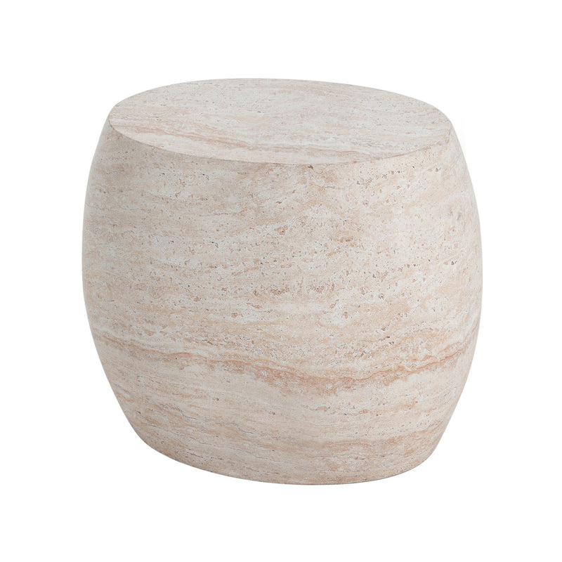 Outdoor Oval Shaped Side Table - R&R Furniture Gallery (Fountain Valley, CA)