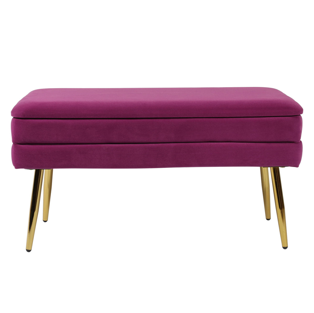Ziva - Velvet Storage Bench - R&R Furniture Gallery (Fountain Valley, CA)