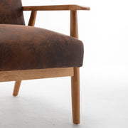 Wide Arm Chair - Brown - R&R Furniture Gallery (Fountain Valley, CA)