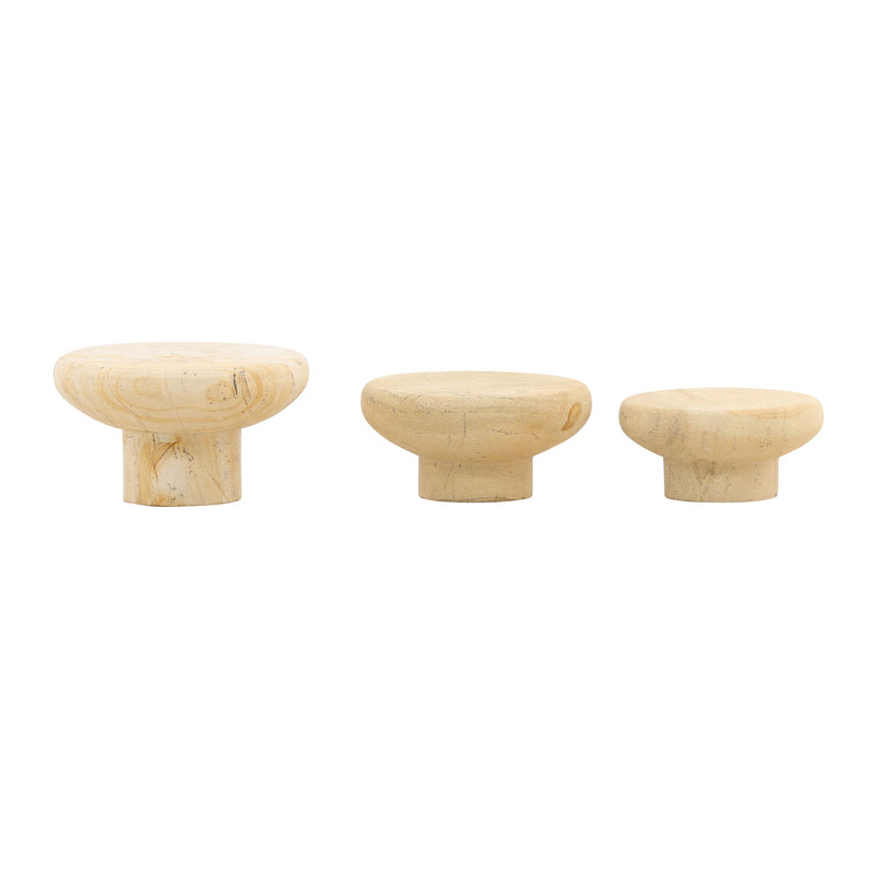 Brevin - Sculptural Objects (Set of 3) - Natural