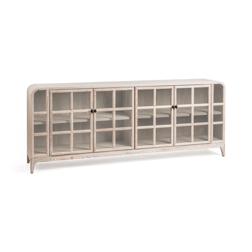 Classic Home Waverly buffet cabinet with wooden finish, featuring drawers and cabinet doors for stylish storage.