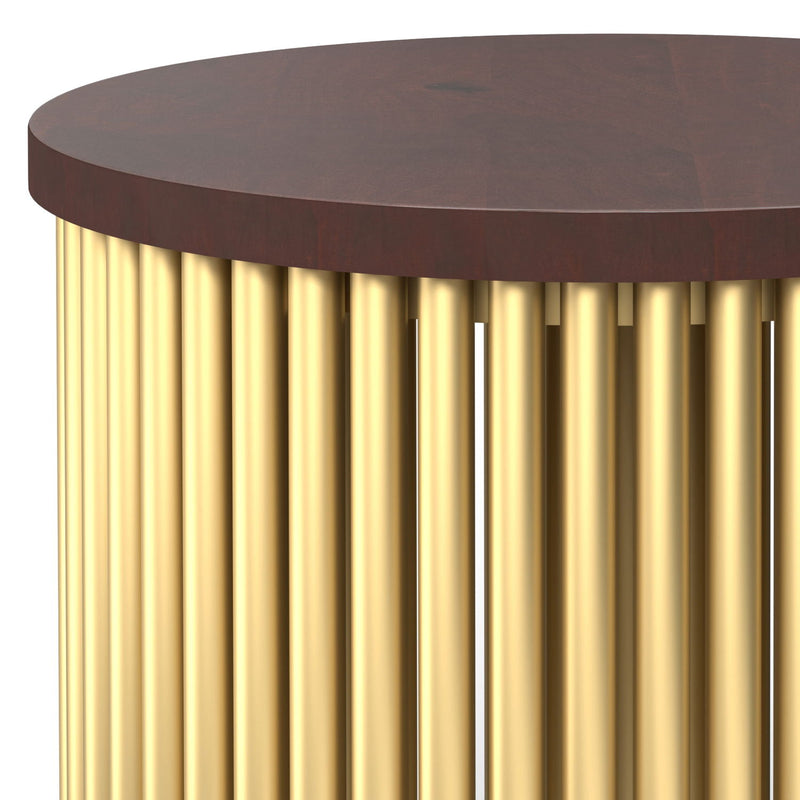 Demy - Handcrafted Metal Accent Table - R&R Furniture Gallery (Fountain Valley, CA)