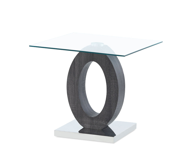 Tracker - End Table - Brown White - R&R Furniture Gallery (Fountain Valley, CA)