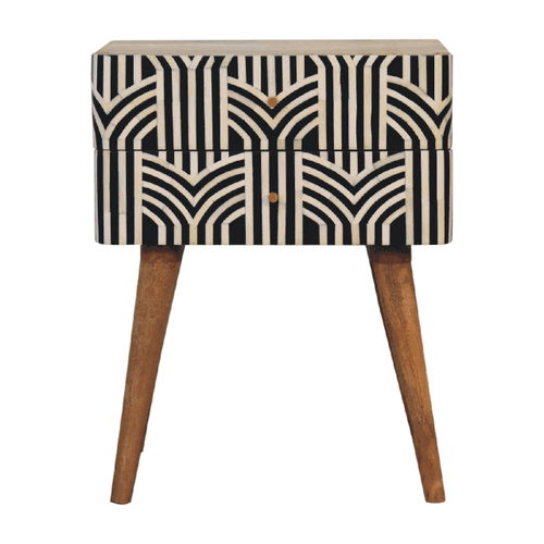 Edessa Bone Inlay Bedside - R&R Furniture Gallery (Fountain Valley, CA)