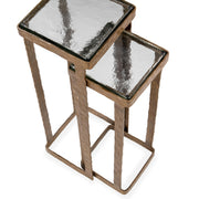 Gillian - Nesting Accent Tables - Brass - R&R Furniture Gallery (Fountain Valley, CA)