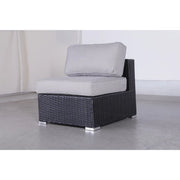 Luxurious Wicker Patio Sectional With Weather Resistant Sunbrella Cushions - R&R Furniture Gallery (Fountain Valley, CA)