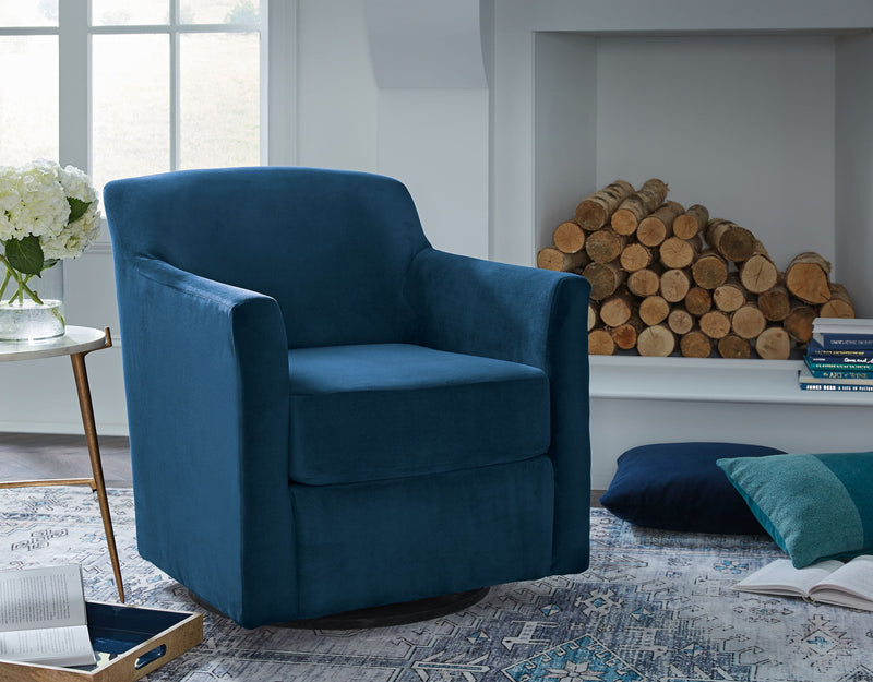 Bradney - Swivel Accent Chair - R&R Furniture Gallery (Fountain Valley, CA)